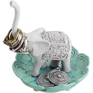 Ring Holder-Good Luck Elephant-Jewelry Bowl/Stand-Earring/Necklaces